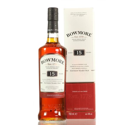 Whisky Bowmore Single Malt Islay 15 years old