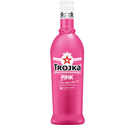 Trojka Pink Vodka Liqueur Erdbeer/Cranberry