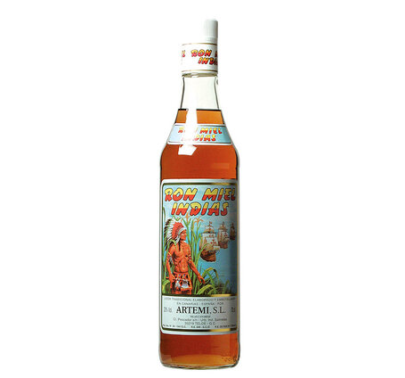 Ron Miel Indias Artemi (Honiglikör) Canarias España 