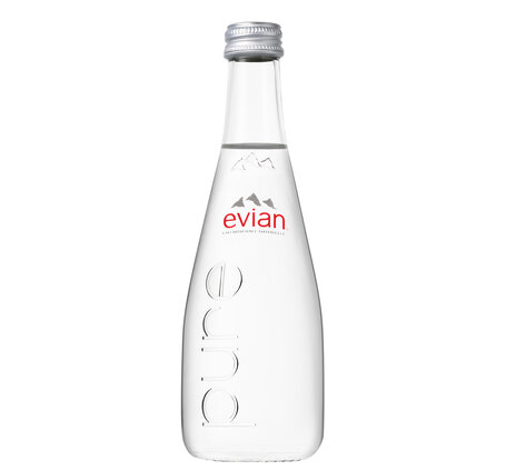 Evian Prestige 33 cl Glas EW