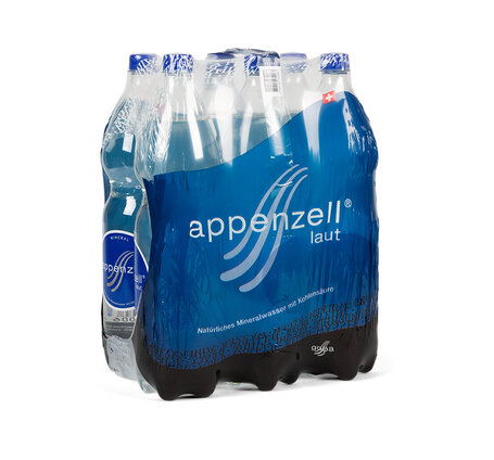 Appenzell Mineral laut (blau) mit Kohlensäure 1.5 L PET 6-Pack