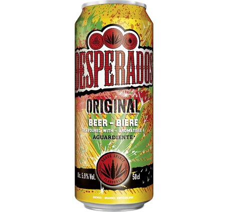 Desperados Bier mit Agave Spirit 50 cl Dose 6-Pack