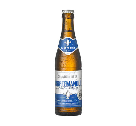 Hopfemandli 1862 Original Brauerei Baar 24er Harass 33 cl Flaschendepot -.30