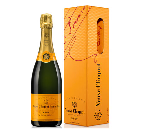 Champagne Veuve Clicquot Brut Yellow Label 75 cl Geschenkkarton 