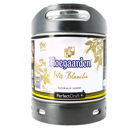 Hoegaarden Witbier Perfect Draft 6 L Fass Depot 10.- (5.- für Fass/5.- für Harass) (für Philips Perfect Draft-Anlage) 