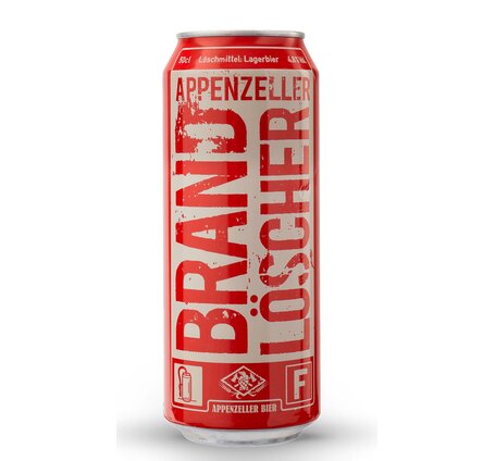 Appenzeller Brand Löscher Bier 50 cl Dose