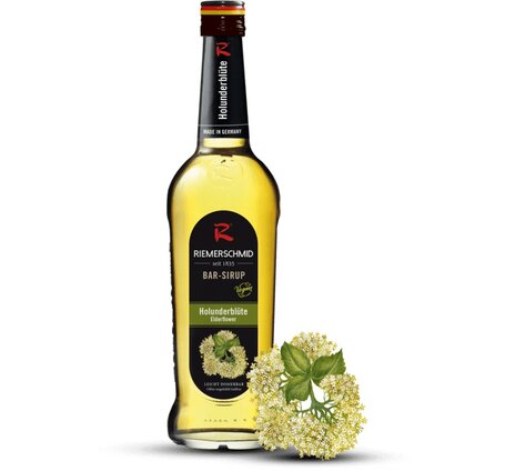Holunderblüten Elderflower Bar-Sirup für Mixgetränke Riemerschmid 