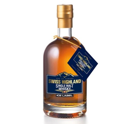Swiss Single Malt Whisky Ice Label Limited Edition Rugen Distillery