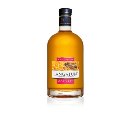 Gold Bee Whisky Liqueur Langatun Swiss Premium 28°