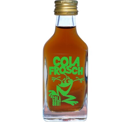 Cola Frosch Liqueur mit Colaaroma