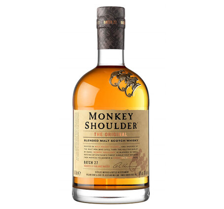 Monkey Shoulder Scotch Whisky Pure Triple Blend Highlands Speyside