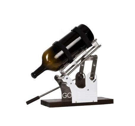 Grossflaschen-Dekanter Goliath für Flaschen von 3 bis 18 Liter. Miete CHF 75.-/Wochenende