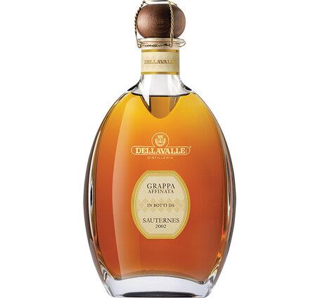Grappa Dellavalle Affinata in Botti di Sauternes Holzkistchen