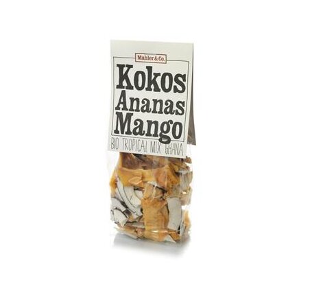 Mahler Bio Tropical Mix Ananas, Mango, Kokos 125g
