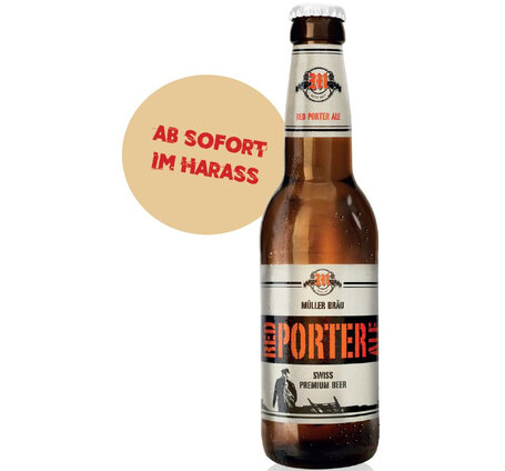 Müller Bräu Red Porter Ale Swiss Premium Beer 33 cl MW (solange Vorrat, wird nicht mehr abgefüllt)