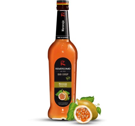 Maracuja Bar-Sirup für Mixgetränke Riemerschmid
