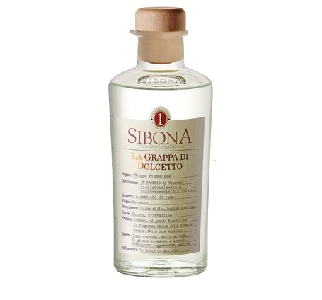 Grappa di Dolcetto Sibona Italia