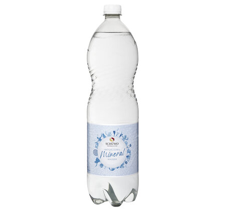 SCHÜWO Mineralwasser weiss OHNE Kohlensäure 1.5 L PET EW Har.Dep. 5.--