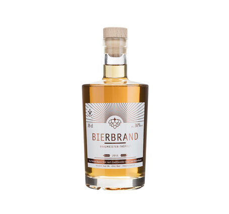 Baarer Bierbrand  Braumeister-Tröpfli Brauerei Baar 35 cl