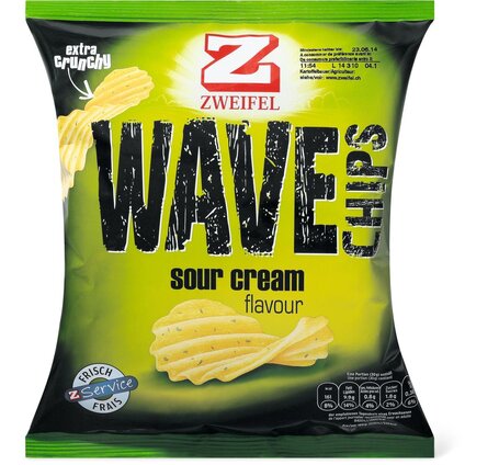 Zweifel Wave sour cream 120g