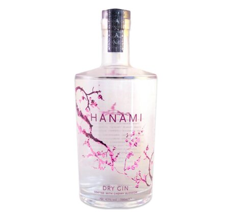 Gin Dry Hanami mit Kirschenblüten