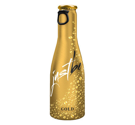 Just be Gold Frizzante Alu-Flasche