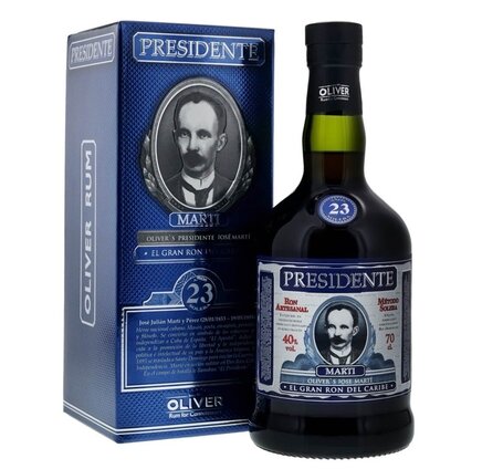 Rum Presidente Marti 23 years