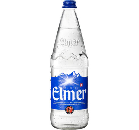 Mineral Elmer (blau) 75 cl mit Kohlensäure 