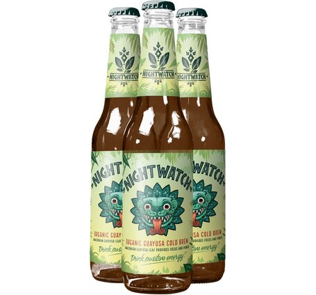 Guayusa Nightwatch Energy Drink 33 cl EW-Flasche (Zur Zeit nicht Lieferbar)