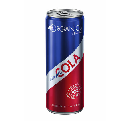 Red Bull Organics Simply Cola Dose (auf Anfrage)
