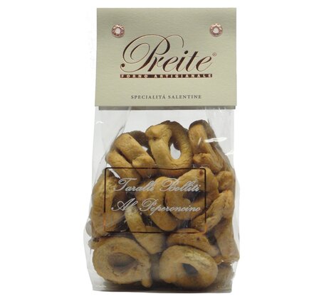 Taralli Bolliti al Peperonicino Preite 200 g