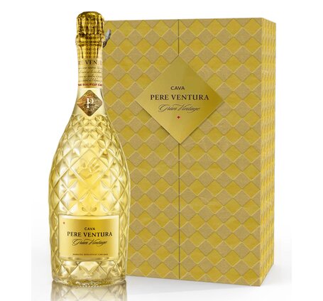 Pere Ventura Gran Vintage 2016 in 1er Geschenkbox Cava Pere Ventura España DO 