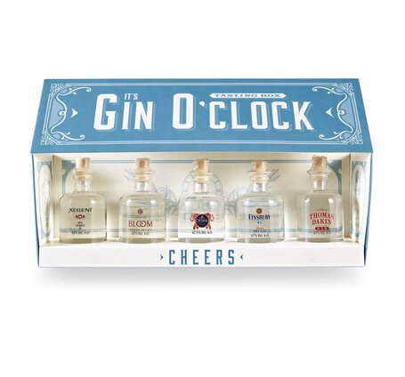 Gin O'Clock Tasting Box 5 x 4 cl