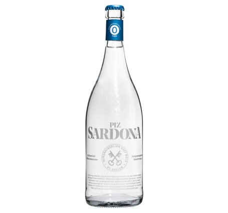 Piz Sardona Mineralwasser ohne Kohlensäure 75 cl - Depot -.50