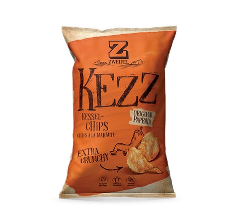 Zweifel Kezz Extra Crunchy Chips Paprika 110g