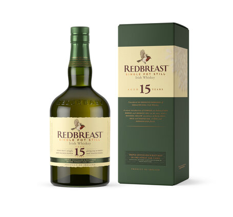 Redbreast 15 Years Single Pot Still Irish Whiskey (solange Vorrat, kein neuer Liefertermin bekannt)