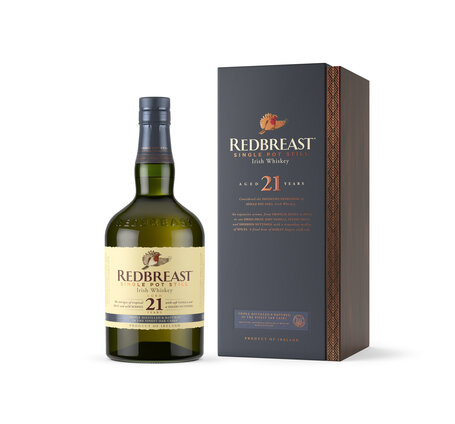 Redbreast 21 Years Single Pot Still Irish Whiskey (ausverkauft, voraussichtlich Mitte 2024 wieder verfügbar)