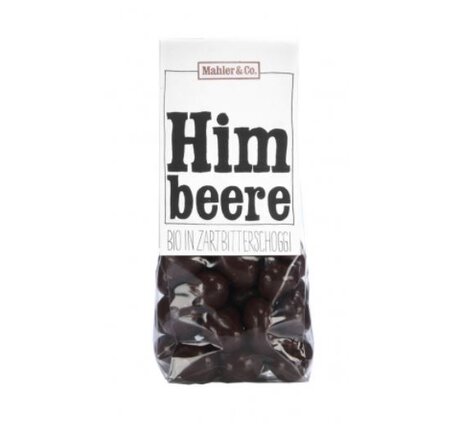 Mahler Himbeere in Zartbitterschokolade Bio 140 g