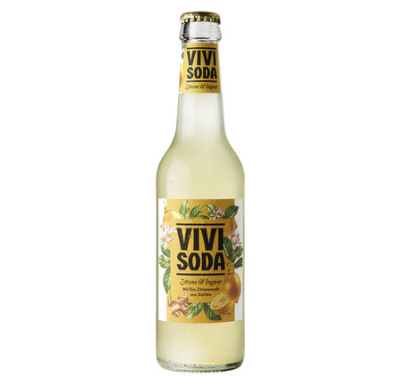 VIVI Soda Zitrone & Ingwer 33 cl