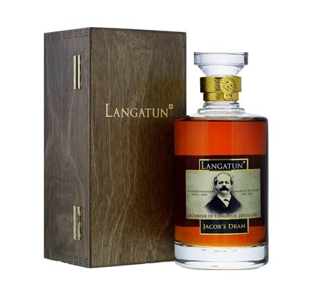 Jacob's Dram Single Malt Whisky Langatun Swiss 49.12° in Holzkiste