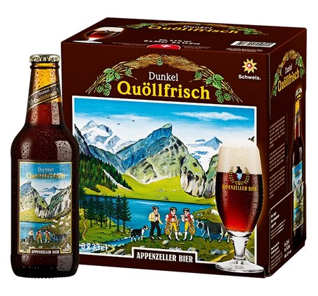 Appenzeller Quöllfrisch DUNKEL 6-Pack EW (zur Zeit nicht lieferbar) 