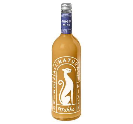 Mikks Fruchtsaft Ginger Mint EW-Glas