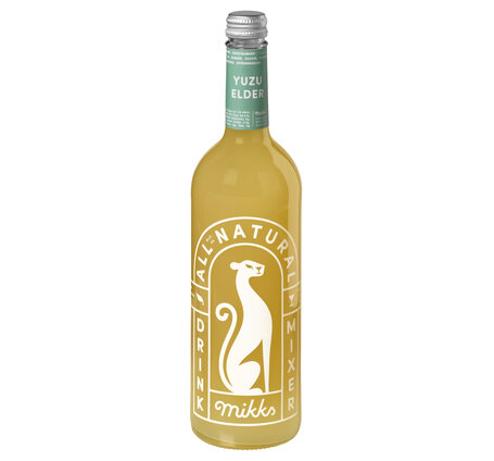 Mikks Fruchtsaft Yuzu Elder EW-Glas 