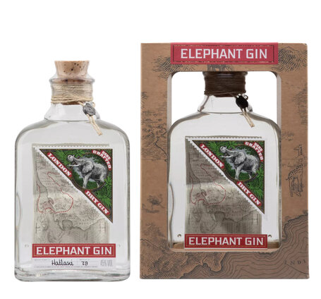 Gin Elephant London Dry Gin Hand Crafted in Geschenkbox