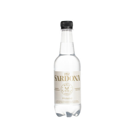 Piz Sardona Mineralwasser mit mittel Kohlensäure 50 cl PET 