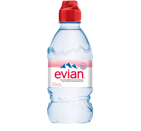 Evian 33 cl EW-PET 12-Pack Sportscap