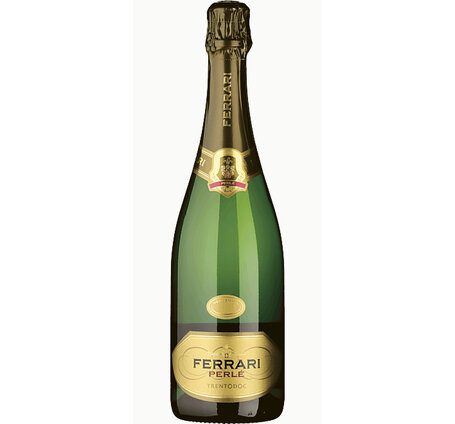 Ferrari Perlé Brut Spumante Metodo Classico Trento DOC Italia (solange Vorrat, kein neuer liefertermin bekannt)