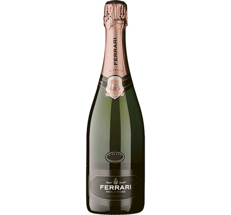 Ferrari Perlé Rosé Brut Spumante Metodo Classico Trento DOC 