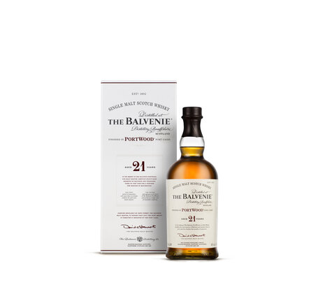 Balvenie 21 years Portwood Scotch Whisky (zurzeit ausverkauft, Mitte Juni wieder lieferbar)