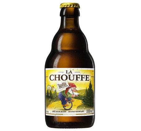 La Chouffe Blonde 33 cl Glas MW